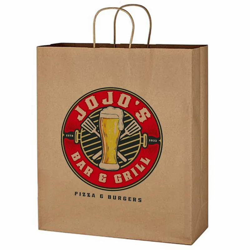 Kraft Paper Tote Bags - Custom Flying Discs