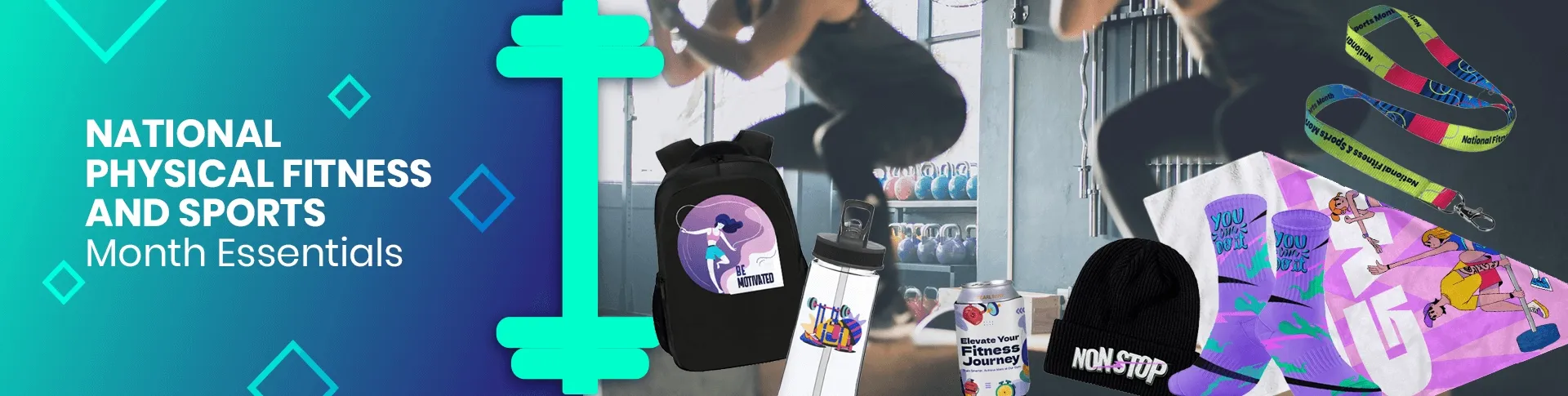 CustomFlyingDiscs.Com National Physical Fitness and Sports Month