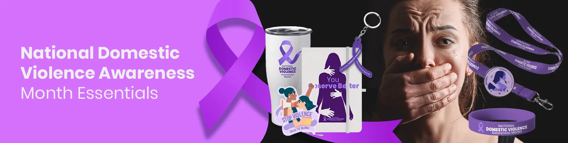 CustomFlyingDiscs.Com National Domestic Violence Awareness Month