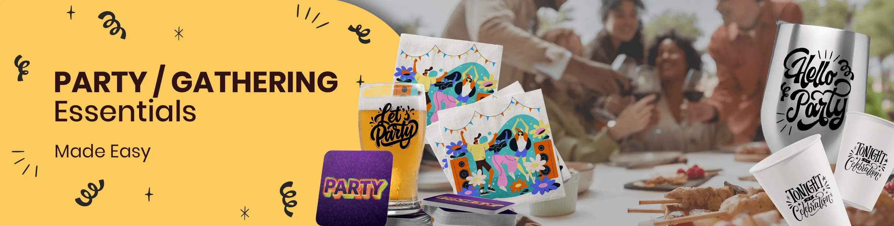 CustomFlyingDiscs.Com Party/Gathering Essentials