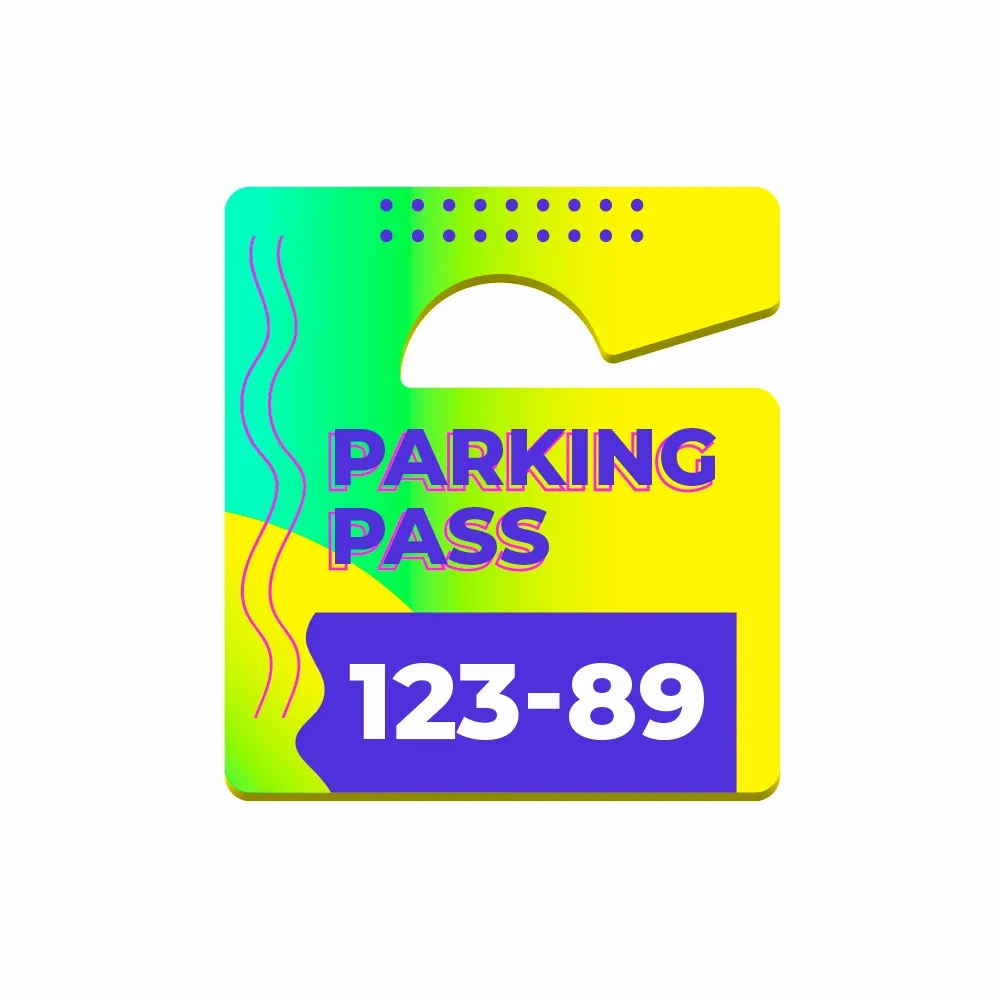 Parking Passes - Custom Flying Discs
