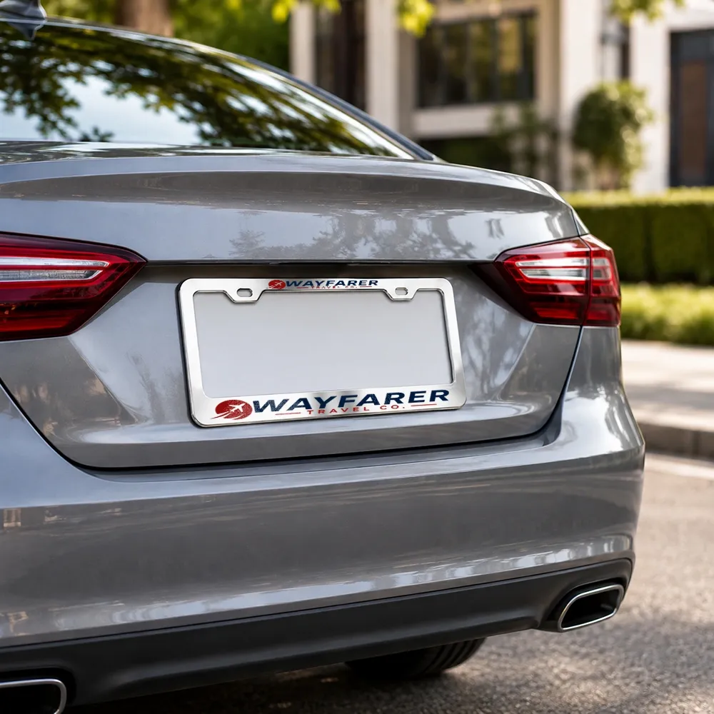 License Plate Frames - Custom Flying Discs