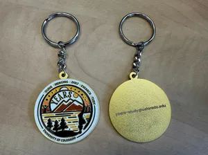 CustomFlyingDiscs.Com - Metal Keychain