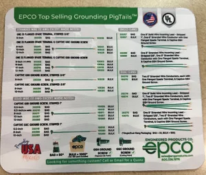 CustomFlyingDiscs.Com - Custom Printed Rectangular Mouse Pad