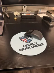 CustomFlyingDiscs.Com - Custom Round Mouse Pad