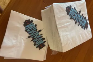 CustomFlyingDiscs.Com - Custom Beverage Napkin