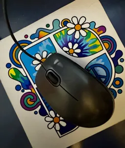 CustomFlyingDiscs.Com - Custom Square Mouse Pad