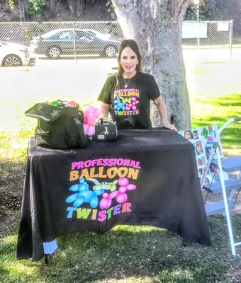 My niece is a Balloon Artist  Face Painter This is one of her birthday  events