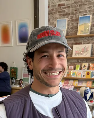 Valucap Pigment Dyed - Customer wearing hat