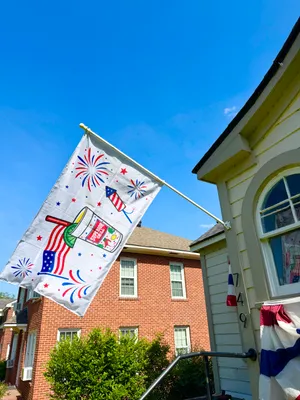 Rectangle Flag - Festive flag for July 4