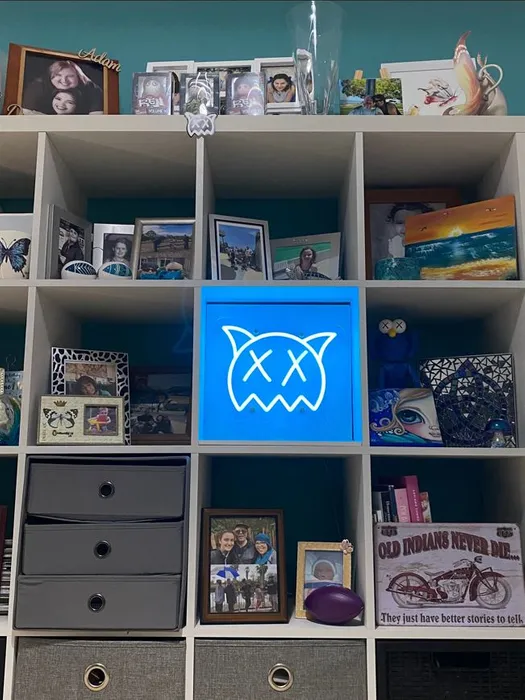 CustomFlyingDiscs.Com - Artwork Neon Sign