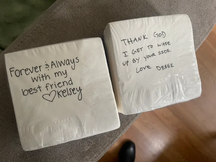 CustomFlyingDiscs.Com - Custom Beverage Napkin