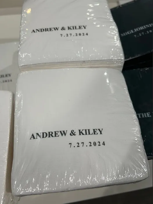 CustomFlyingDiscs.Com - Custom Beverage Napkin