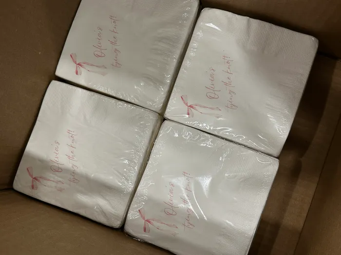 CustomFlyingDiscs.Com - Custom Beverage Napkin