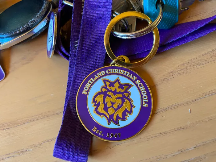 CustomFlyingDiscs.Com - Metal Keychain