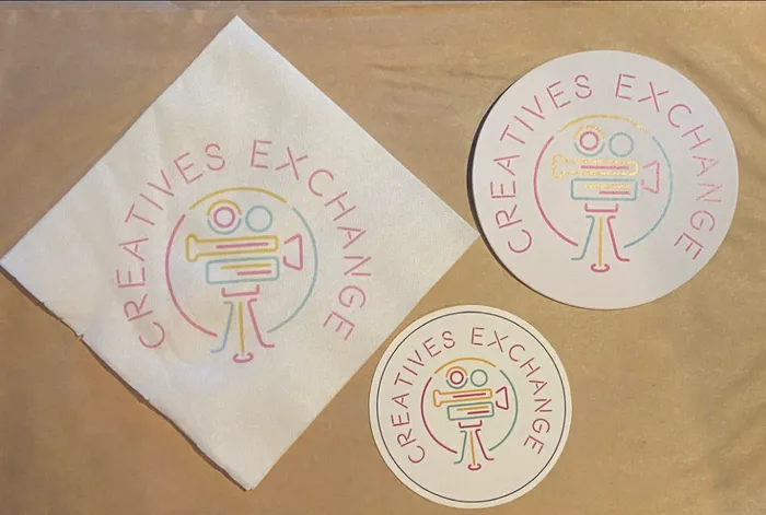 CustomFlyingDiscs.Com - Custom Linen Beverage Napkin