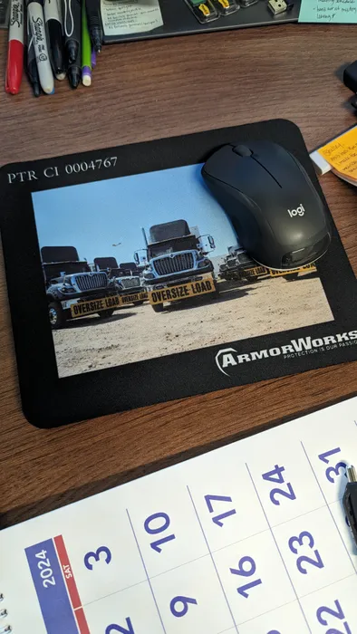 CustomFlyingDiscs.Com - Custom Printed Rectangular Mouse Pad