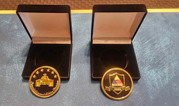 CustomFlyingDiscs.Com - Soft Enamel Challenge Coin