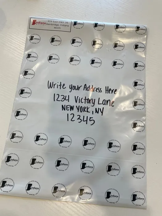 CustomFlyingDiscs.Com - Custom Poly Mailer