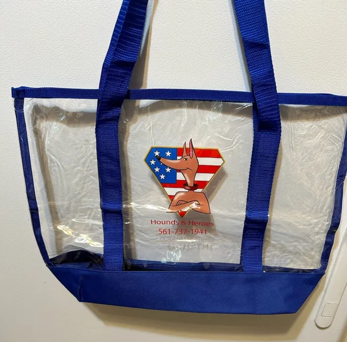 CustomFlyingDiscs.Com - Custom Clear Casual Tote Bag