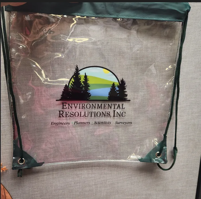 CustomFlyingDiscs.Com - Custom Clear Drawstring Bag