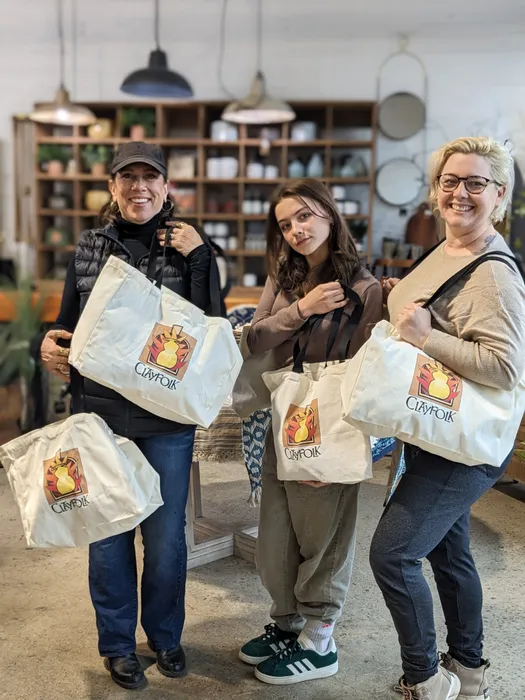 CustomFlyingDiscs.Com - Custom Natural Cotton Tote Bag