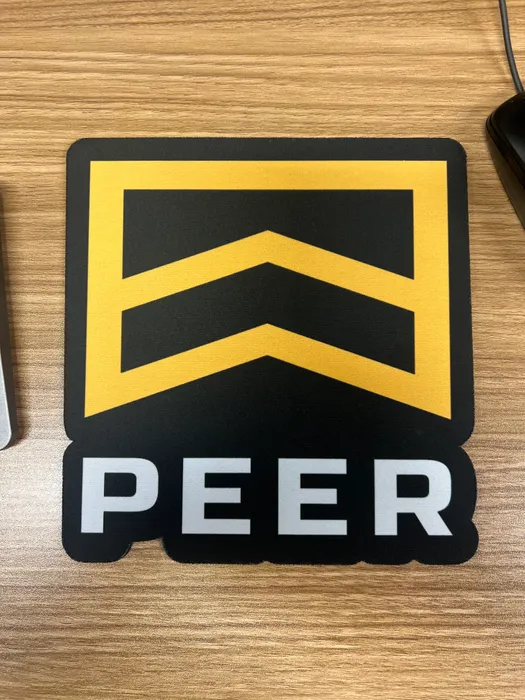 CustomFlyingDiscs.Com - Custom Shape Die Cut Mouse Pad