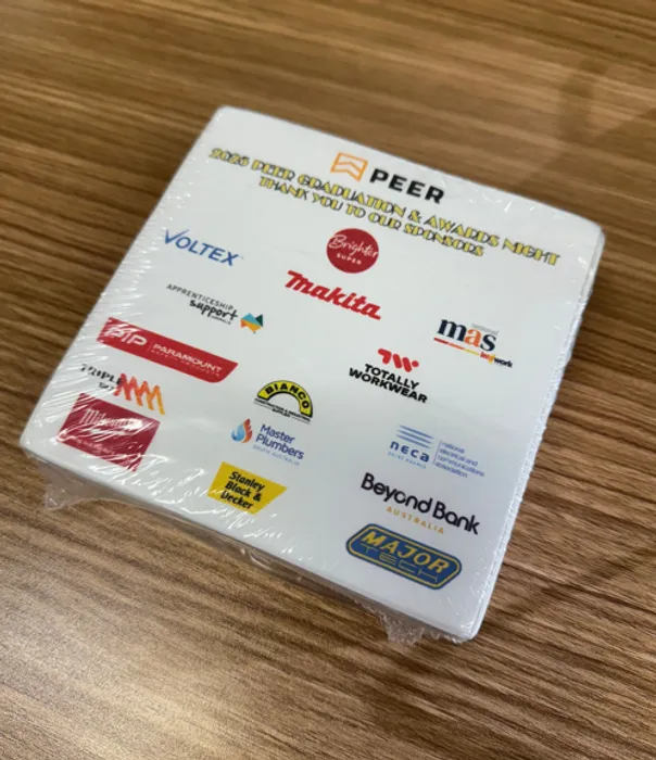 CustomFlyingDiscs.Com - Custom Beverage Napkin