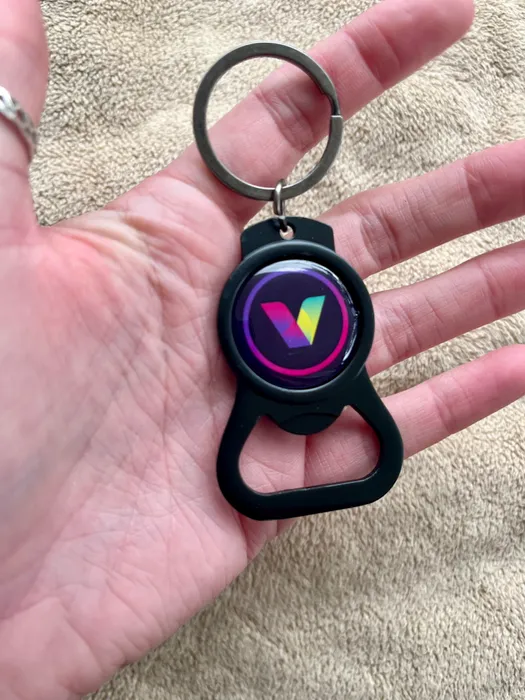 CustomFlyingDiscs.Com - Black Alloy Bottle Opener