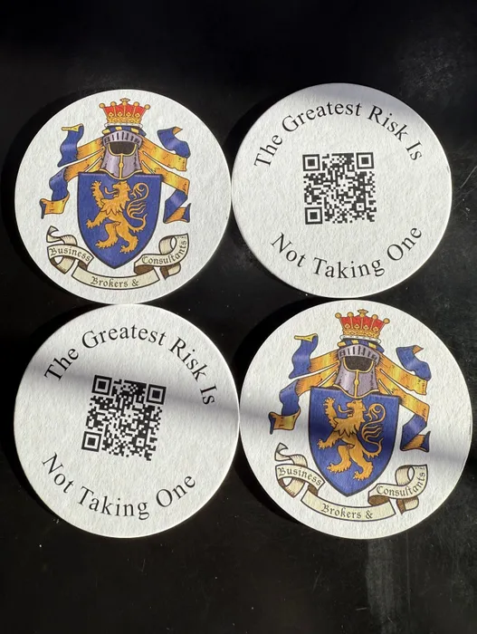 CustomFlyingDiscs.Com - Pulpboard Coasters