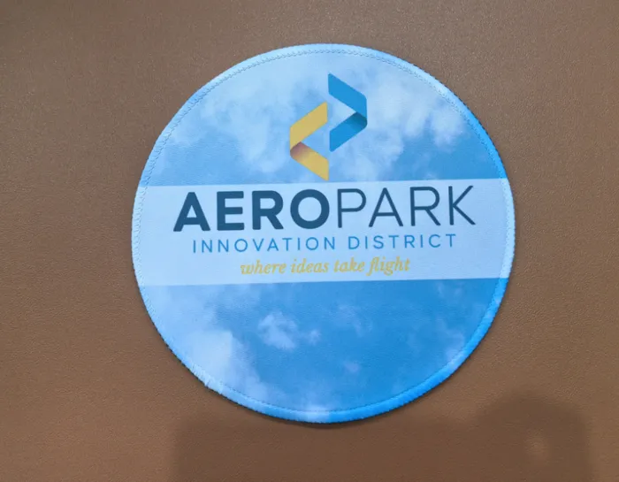 CustomFlyingDiscs.Com - Custom Round Mouse Pad