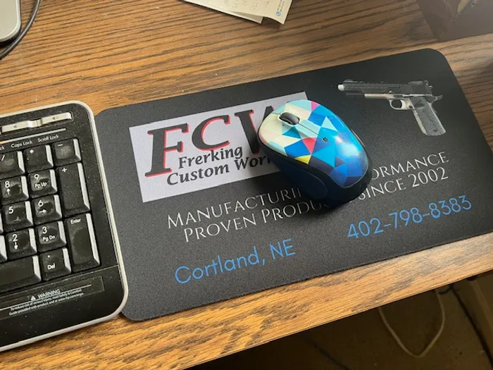 CustomFlyingDiscs.Com - Custom Printed Rectangular Mouse Pad