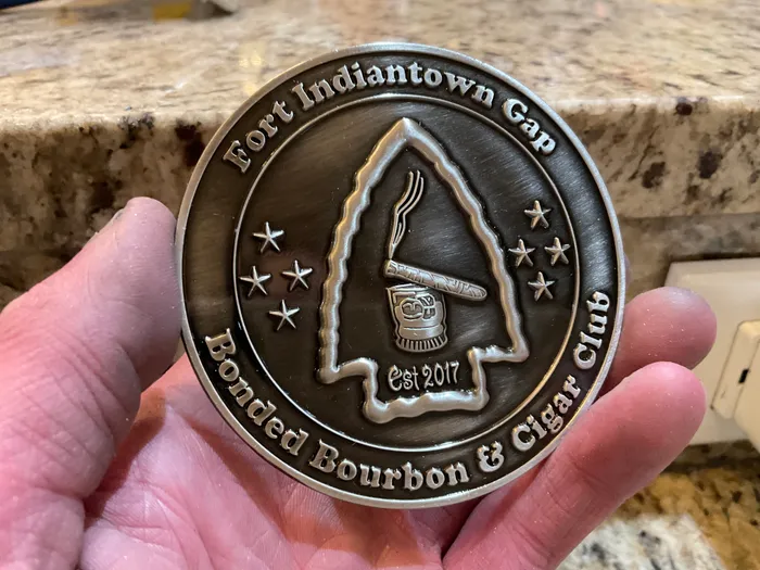 CustomFlyingDiscs.Com - 3D Challenge Coin