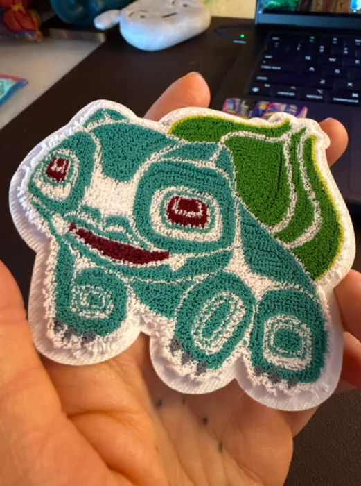 CustomFlyingDiscs.Com - Brush Chenille Patch