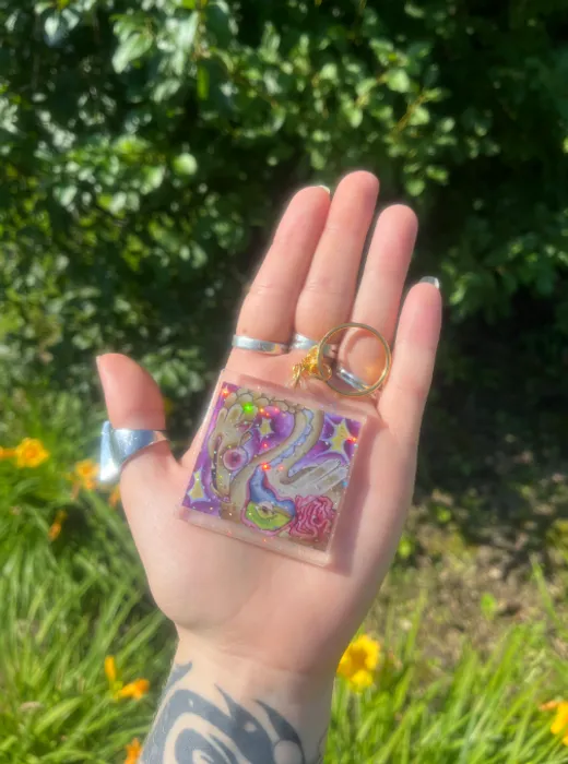 CustomFlyingDiscs.Com - Acrylic Keychain