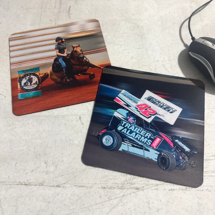 CustomFlyingDiscs.Com - Custom Square Mouse Pad