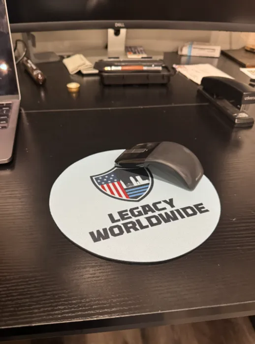 CustomFlyingDiscs.Com - Custom Round Mouse Pad