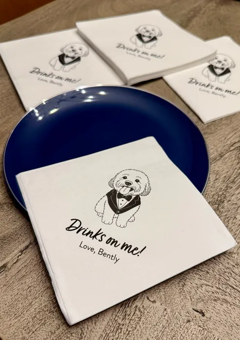 CustomFlyingDiscs.Com - Custom Beverage Napkin