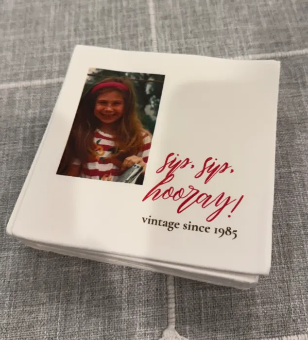 CustomFlyingDiscs.Com - Custom Beverage Napkin