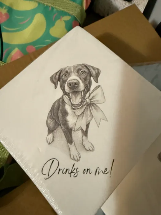 CustomFlyingDiscs.Com - Custom Beverage Napkin