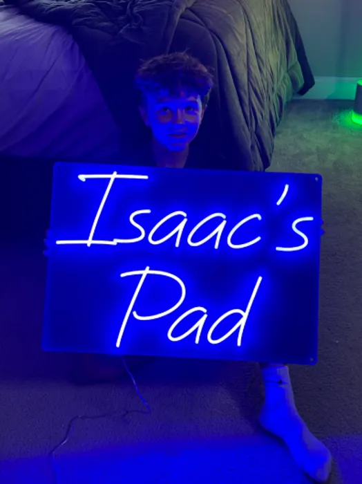 CustomFlyingDiscs.Com - Custom Neon Sign