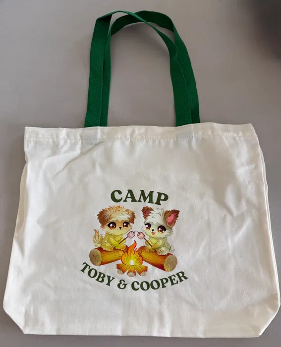 CustomFlyingDiscs.Com - Custom Natural Cotton Tote Bag