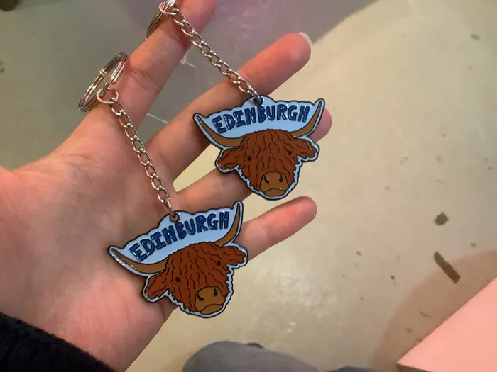 CustomFlyingDiscs.Com - Metal Keychain