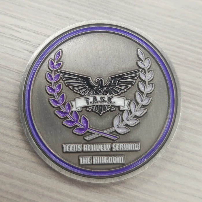 CustomFlyingDiscs.Com - Soft Enamel Challenge Coins