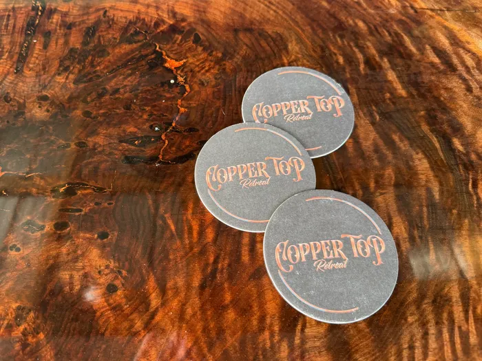 CustomFlyingDiscs.Com - Kraft Paper Coaster