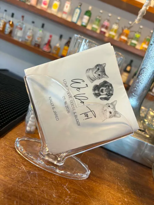 CustomFlyingDiscs.Com - Custom Paper Beverage Napkin