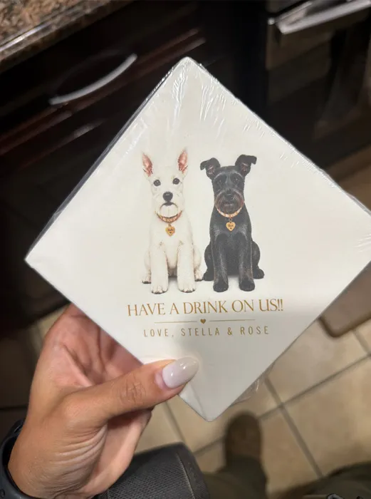 CustomFlyingDiscs.Com - Custom Paper Beverage Napkin