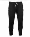 Ladies' Soft Jersey Jogger Heather Black
