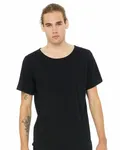 Men's Jersey Raw Neck T-Shirt BLACK