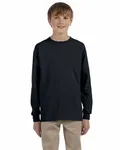 Youth DRI-POWER® ACTIVE Long-Sleeve T-Shirt BLACK